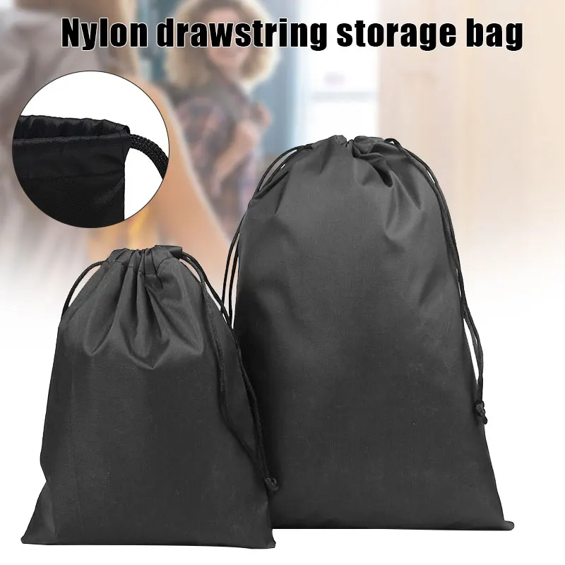 

Nylon Drawstring Storage Pouch Multi-Functional Bag Ditty Bags for Travel & Outdoor Activity from 15*20cm to 30*35cm FA
