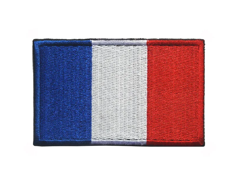 

French flag magic stamp France plag patch embroidered armband sticker