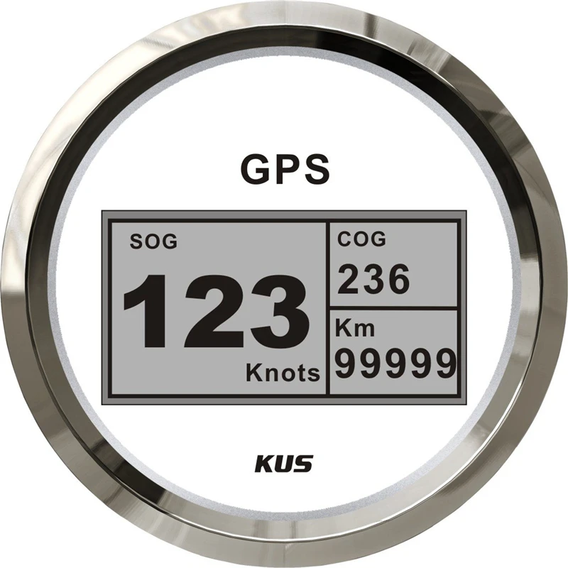 Фирменная Новинка 85 мм спидометры GPS 12v/24v 0 999knots цифровой показатели скорости