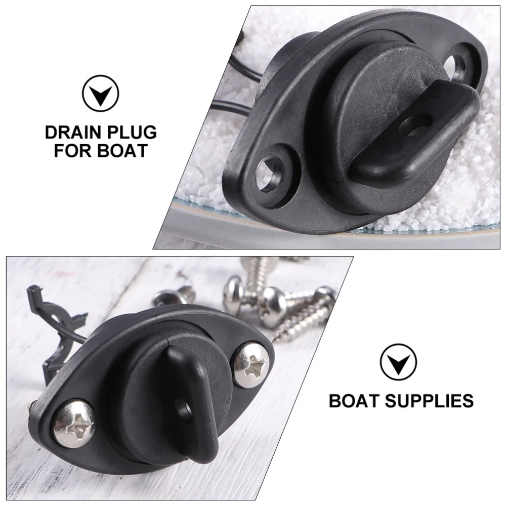 

1 Set Universal Boat Drain Stopper Practical Kayak Canoe Drain Plug Accessories