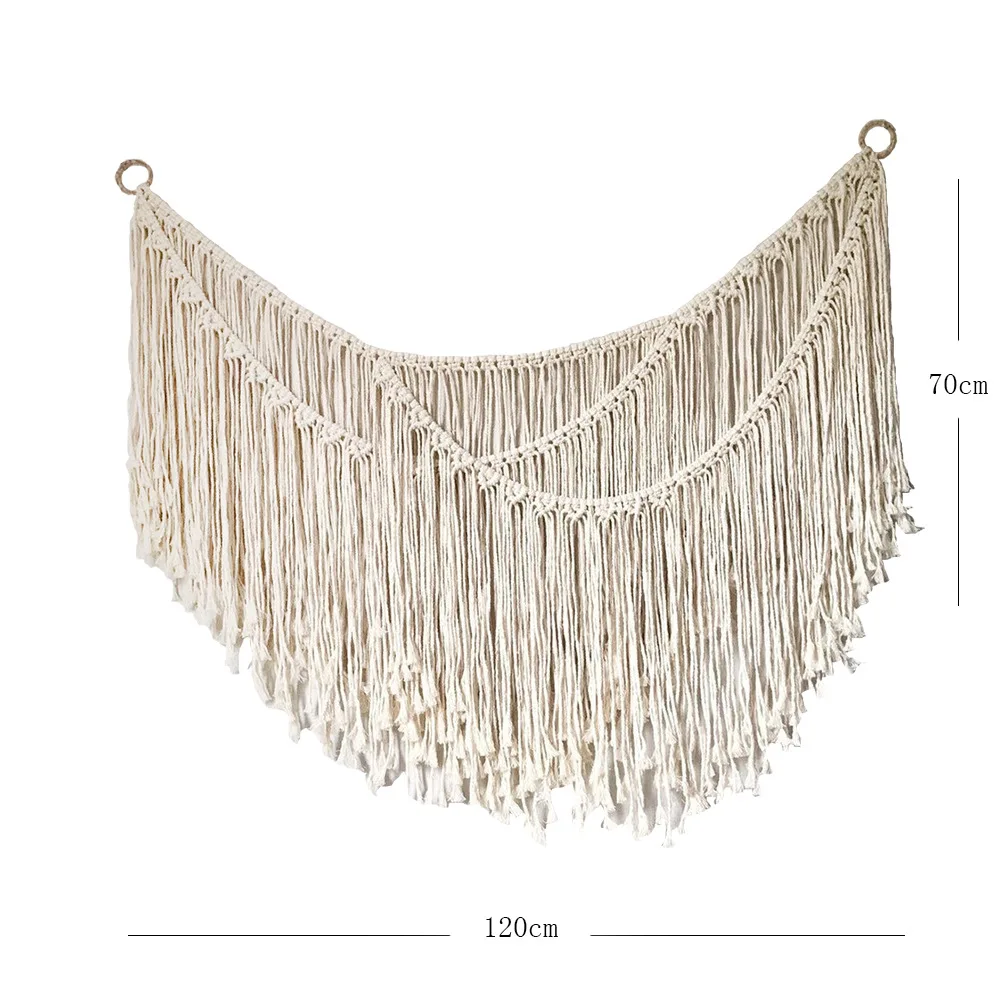 

Large Tapestry Wall Hanging Art Wall Decor Bohemian Home Bedroom Background Chic Handicrafts Woven Tapestry Aesthetic Room Decor