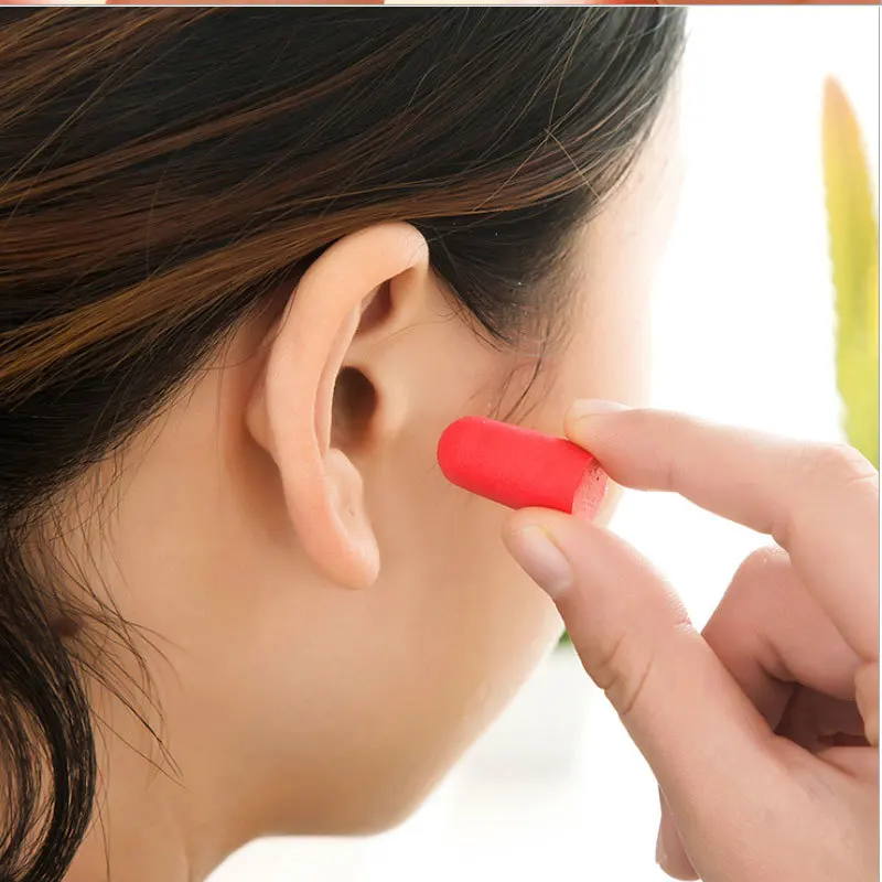 Мягкие поролоновые беруши затычки для сна защита от шума ушей храп апноэ