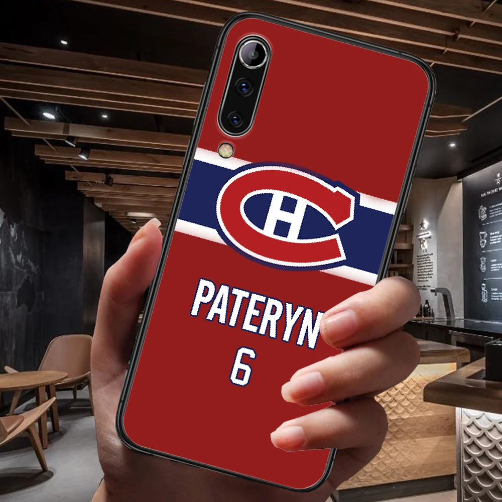 

Montreal ice Hockey Canadien Phone Case For Xiaomi Mi Note 10 A3 9 MAX 3 A2 8 9 Lite Pro Ultra black Coque Fashion Prime Tpu