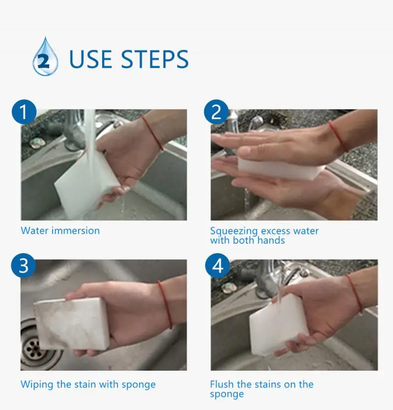 

20PCS Sponge Dish Cleaning Pad Sponge Eraser Bathroom Sponge Cleaner Cleaning Sponge Kitchen Cleaning Tools Household Tools Pads