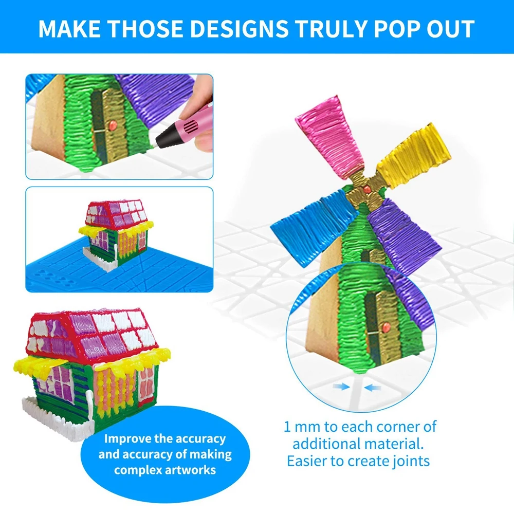 3D коврик для ручки с базовым шаблоном многоцелевой мягкий силиконовый шаблоны