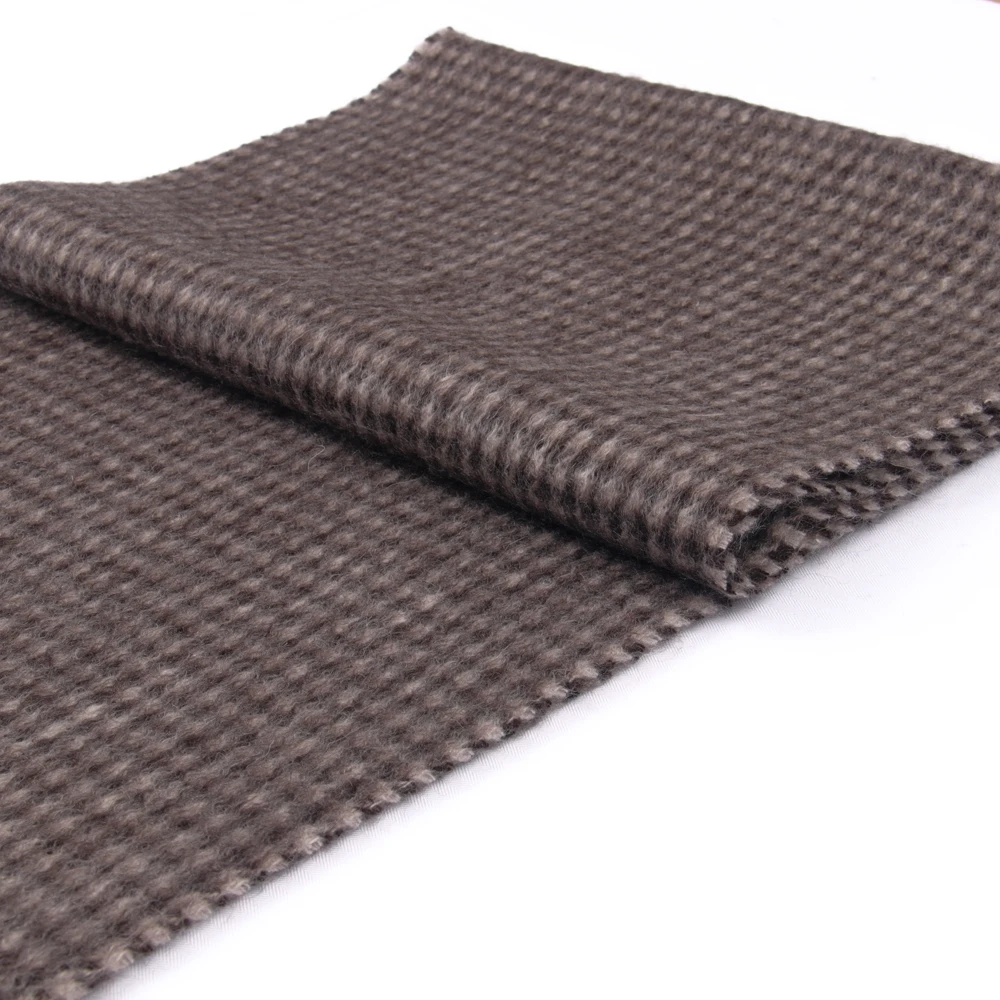 Luxury Lambs Wool Scarf ,Warm Men Scarves LabmsWool Coffee Houndstooth Man Scarves Comfortable Fashion Design Casual Wear 2021