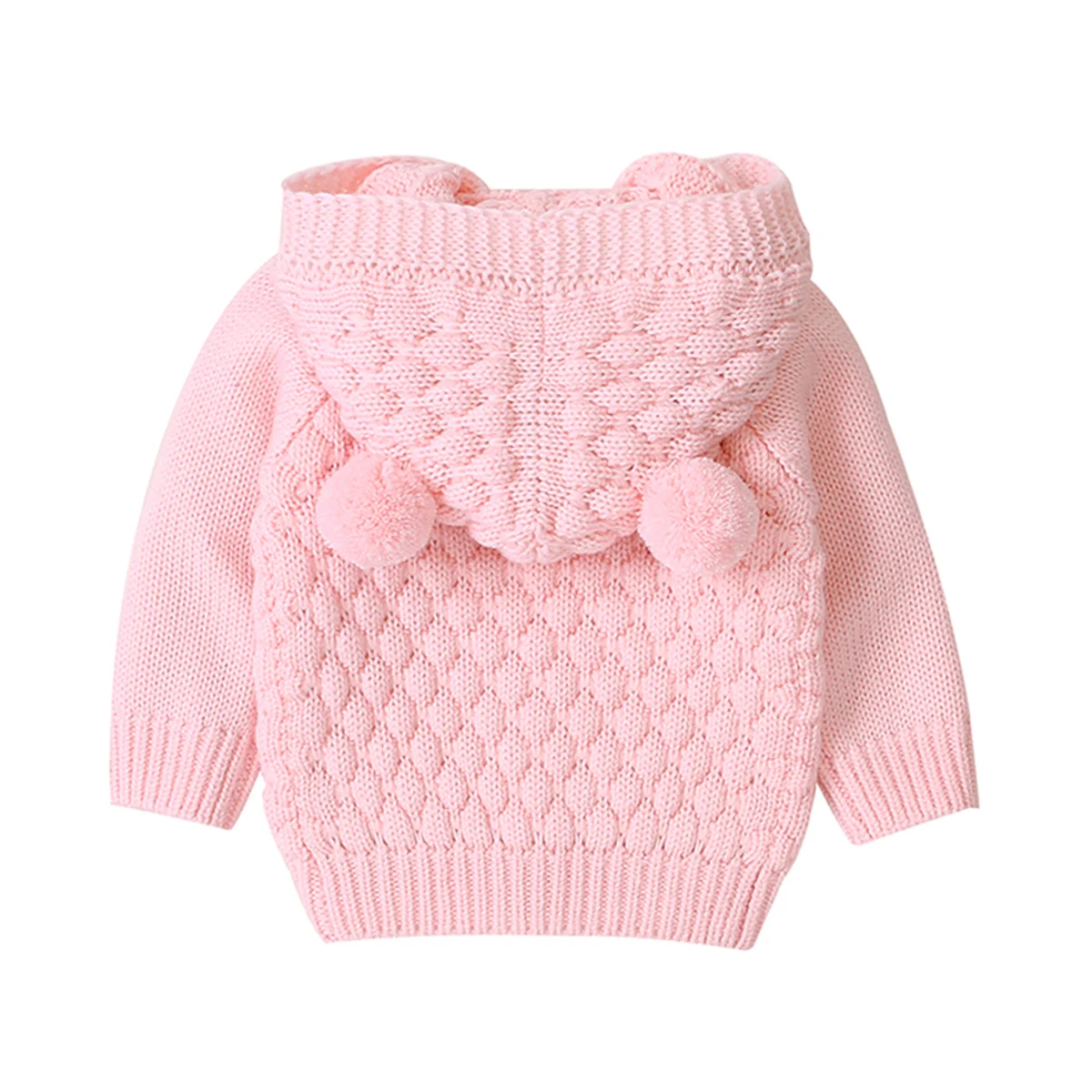 Новый детский вязаный кардиган Осенний Детский свитер с капюшоном одежда для