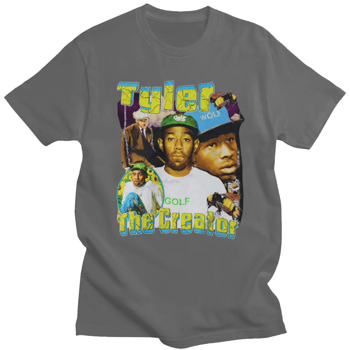 2021 hot sale brand tshirt tyler the creator printed o neck couple tops oversize style t shirts comfortable unsiex daily tshirts free global shipping