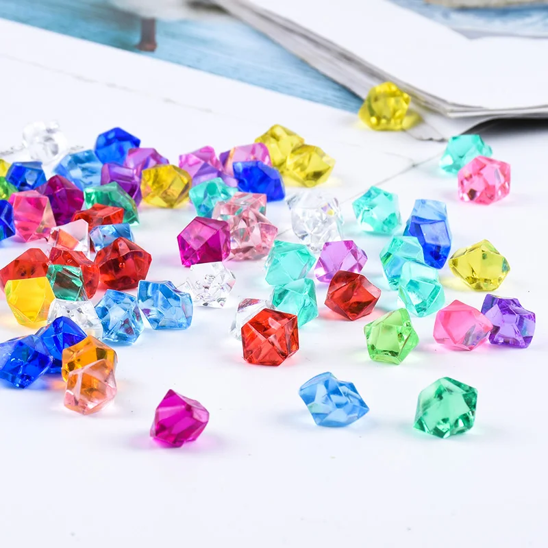 

Epoxy Resin Material Stone Beads Jewelry Materials 50g Handicraft Acrylic Crystal Decoration Accessories DIY Filler Mixed Color