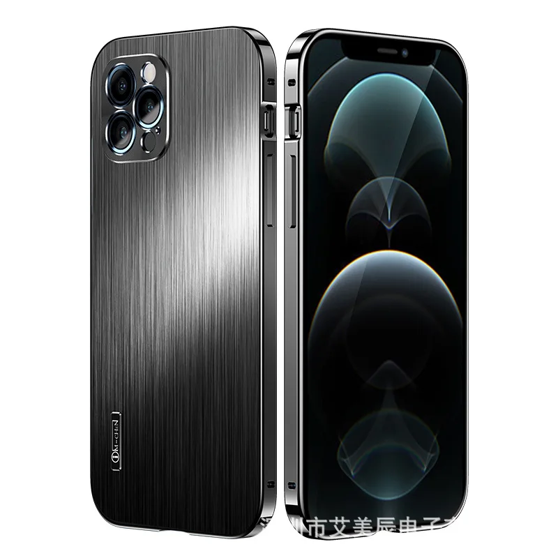 

Apple 12 phone case metal all-inclusive lens iPhone 12promax pull wire anti-fall sleeve iphone 12 pro max case phone case cool