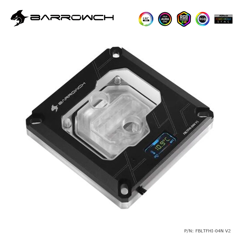 Кулер для процессора BARROWCH с водяным охлаждением Intel 115X X99 X299 платформа