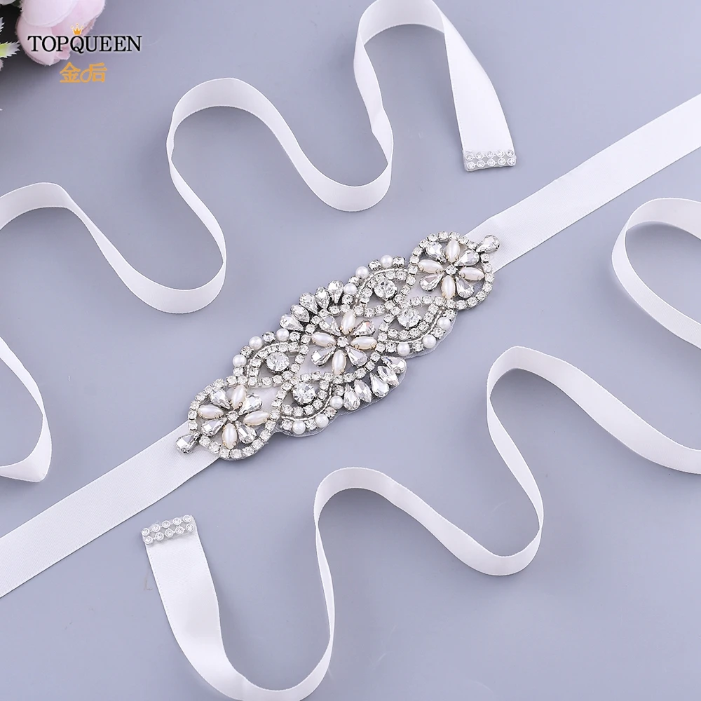 TOPQUEEN S76 свадебный пояс для женщин вечернее платье ремни шикарное невесты