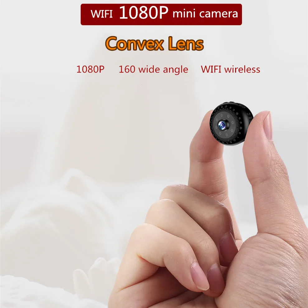 Мини камера HiLEME с датчиком движения Wi Fi 1080P|Компактные видеокамеры| |