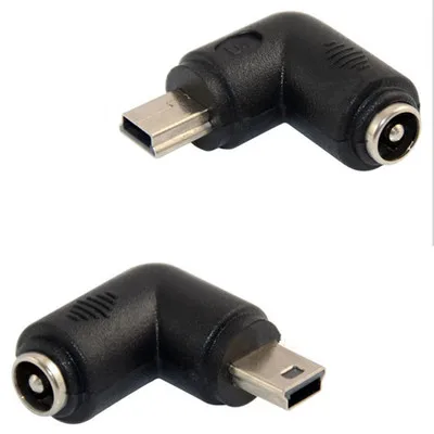 DC 5 5x2 1 мм разъем под прямым углом USB Mini pin Мужской адаптер питания конвертер |