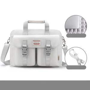 laptop sling shoulder bag shockproof 13 13 3 14 15 15 6 inch notebook handbag for macpro16 air lenovo dell xiaomi asus acer hp free global shipping