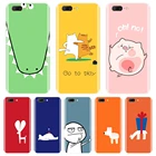 Чехол для телефона для OnePlus 3 3T 5 5T 6 6T Мягкая силиконовая задняя крышка розовая свинка желтая кошка красный олень синяя для One Plus 3 3T 5 5T 6 6T