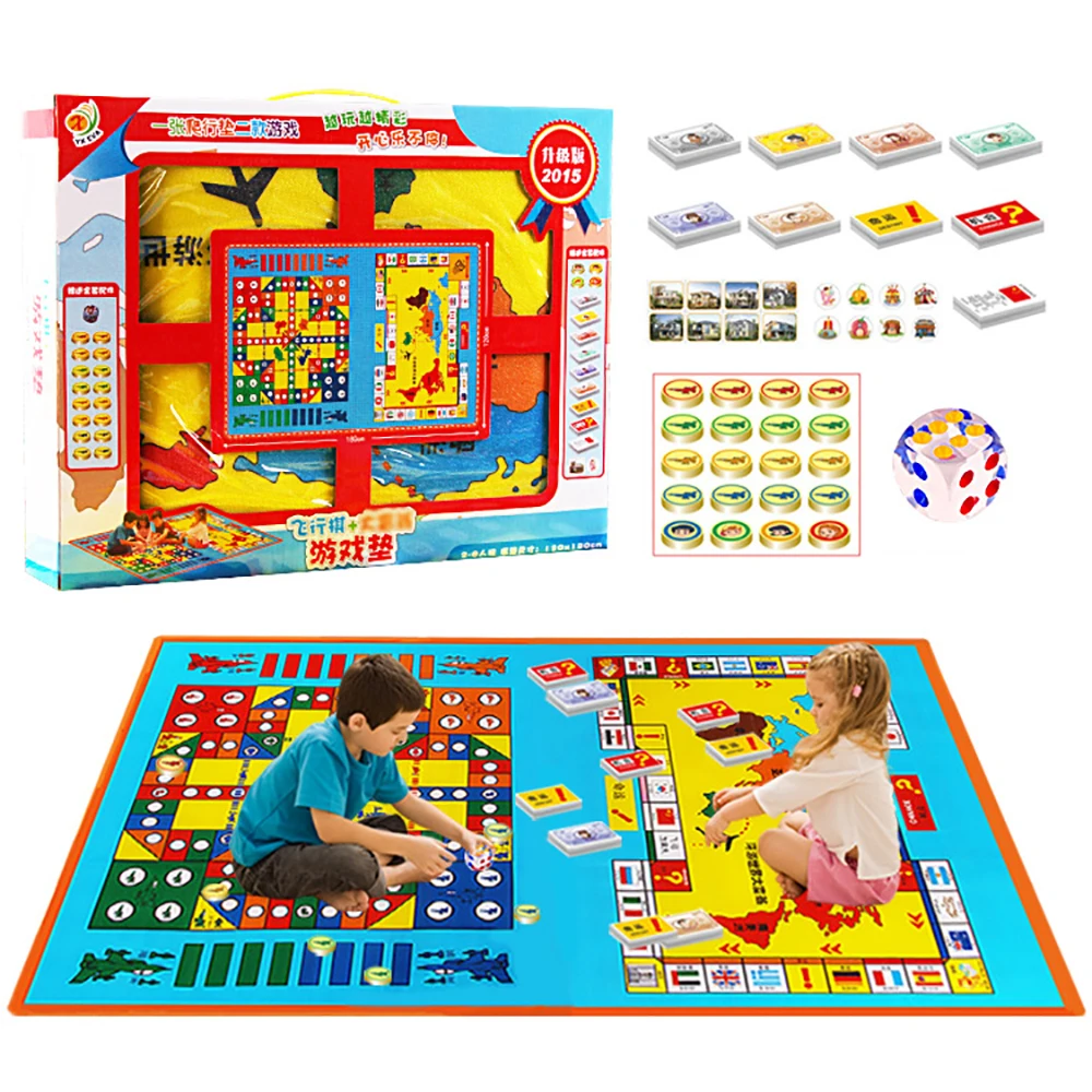 

Intellectual toys children crawling mat flying chess carpet giant regal game pad crawling mat