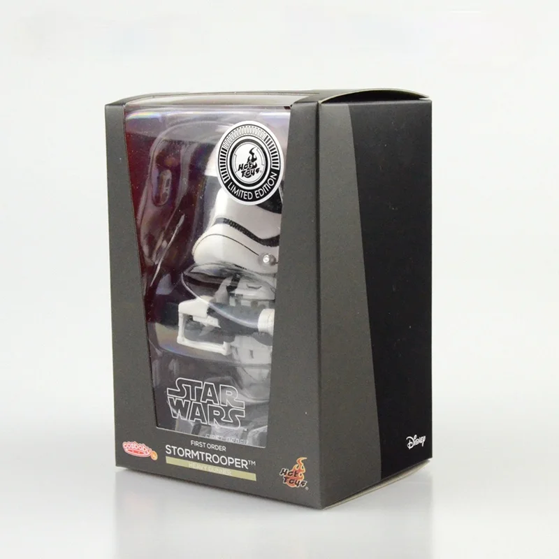 

Star Wars Q Edition Black Warrior White Storm Soldier Figure Model Doll Car Decoration Toys Hobbies Action Figures Holiday Gift