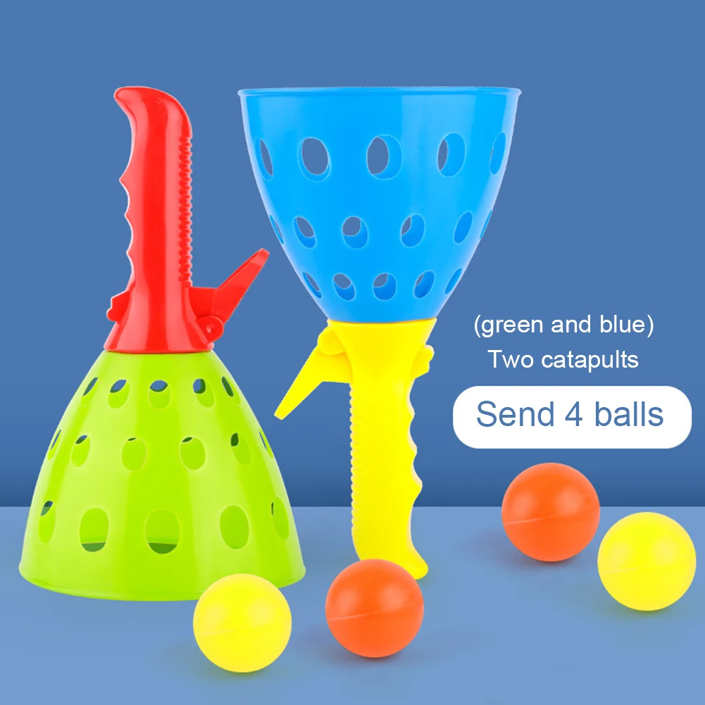 

Kids Parent-child Interaction Toys Throwing Catching Ball Toys Set Parent-child Interactive Ejection Ball Kids Outdoor Toy Gift
