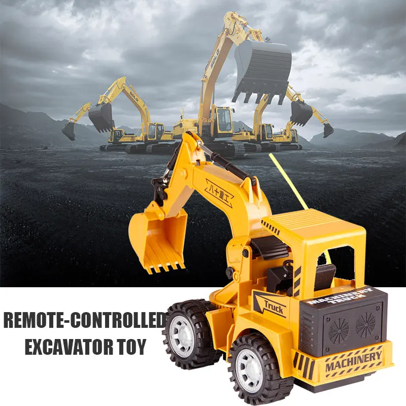 Экскаватор детская Зарядка Электрический rc автомобиль строительство играть
