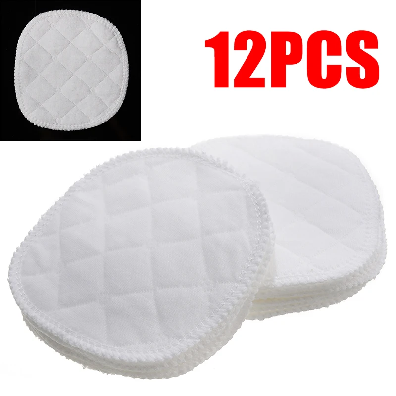 12 шт 10cm Мягкие грудные прокладки для кормящих моющиеся грудного вскармливания