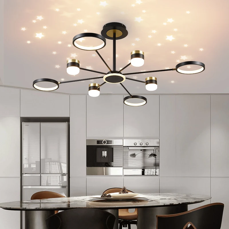 Светодиодная люстра для спальни кабинета гостиной кухни | Лампы и освещение