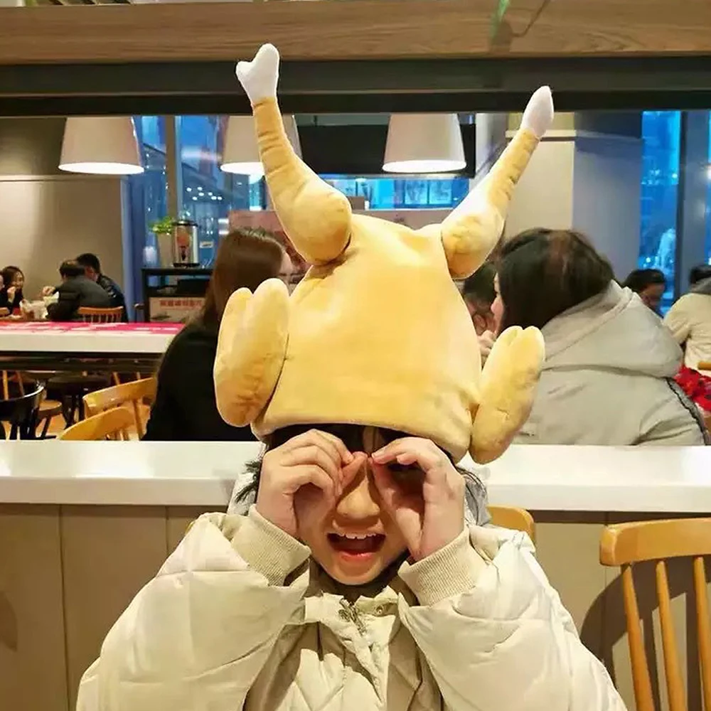 Смешные плюшевые игрушки цыпленка ножка шляпа петь и танцевать Электрический