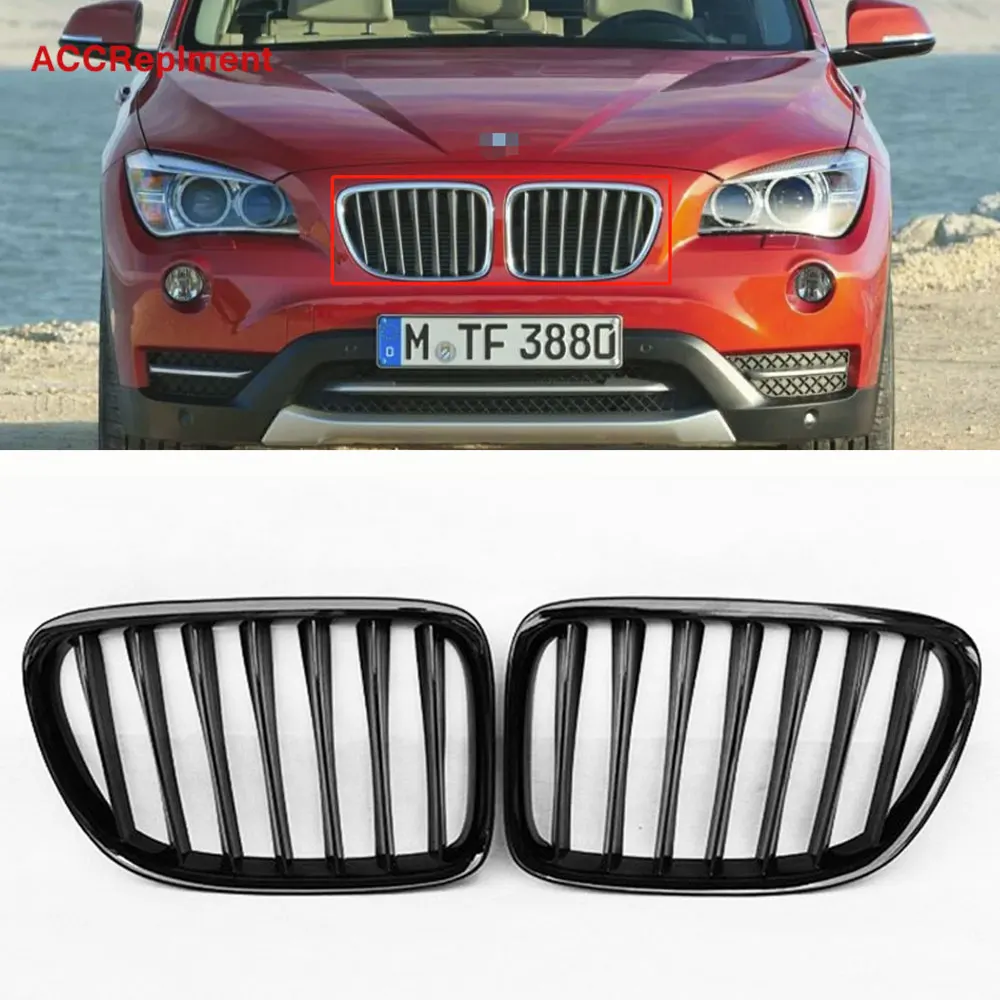 Решетка для переднего бампера решетка BMW X1 E84 2011 2015 трехцветная Черная|Гоночные