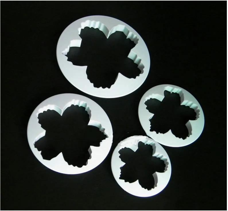 4 шт./компл. инструмент для резки роз инструменты помадки торта формы пиона