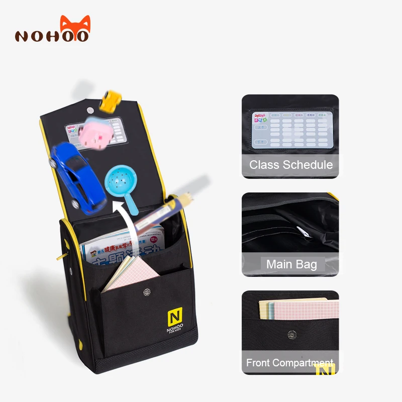 NOHOO Children School Bags for Boys Orthopedic School Backpacks Girls Book Bag Knapsack Mochila escolar Grade 1-6