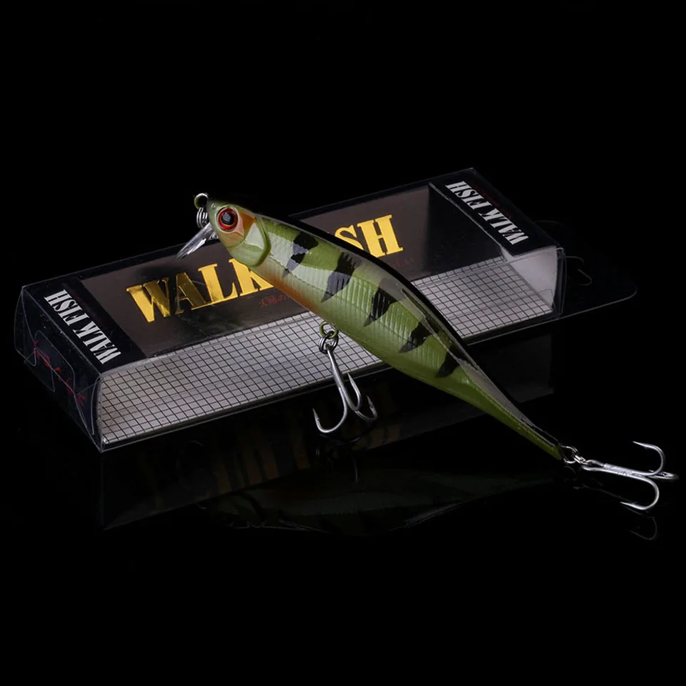 K 11 WALK FISH новая приманка для рыбной ловли гольян жесткая искусственная приманка 3D глаза 10 см 11,3 г воблеры пластиковые приманки для рыбы Pesca - Цвет: K 11