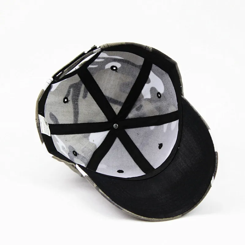 Модный уличный спортивный камуфляж бейсболка Мужская джунгли армия военная