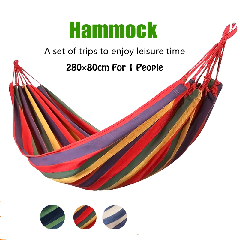 Портативный гамак подвесной для улицы сада спорта дома путешествий качели из