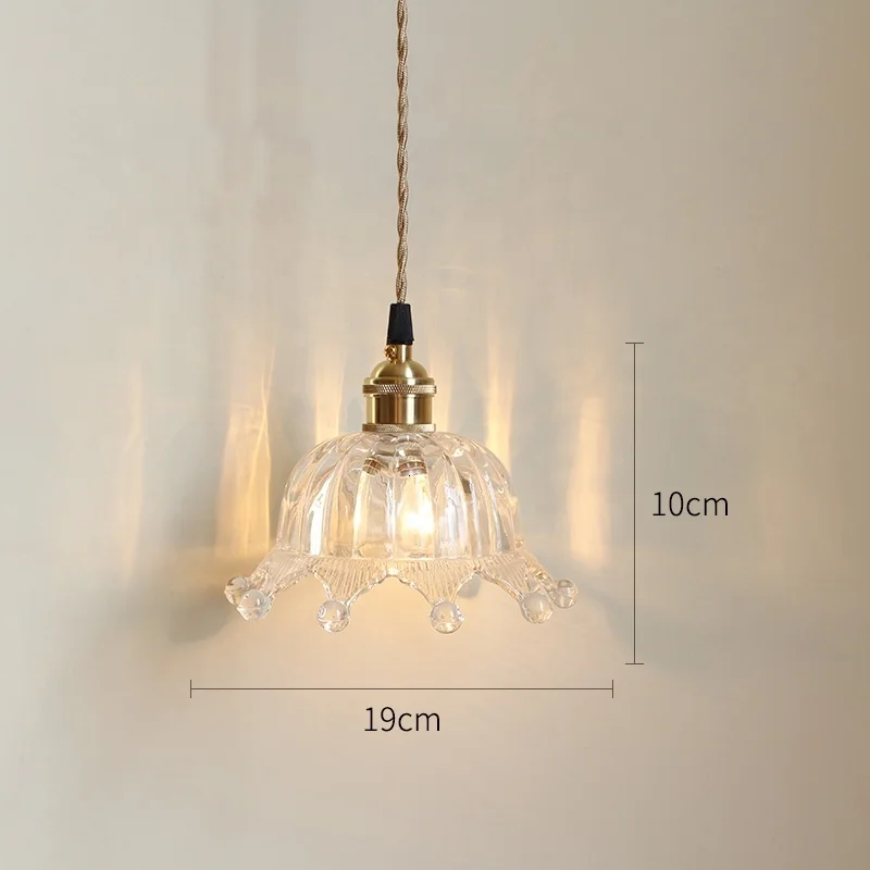 Европейская люстра в минималистичном стиле стеклянная подвессветильник ПА для