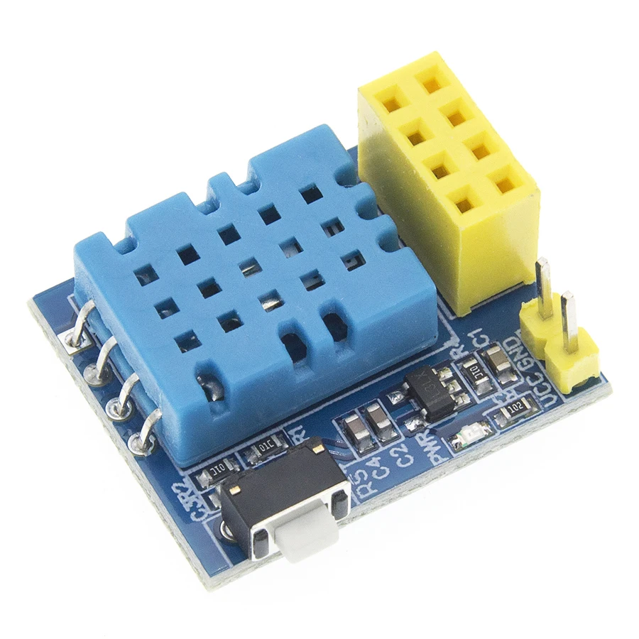 Модуль адаптера датчика температуры и влажности ESP8266 ESP-01 ESP-01S ESP01 DHT11 для Wi-Fi Smart Home