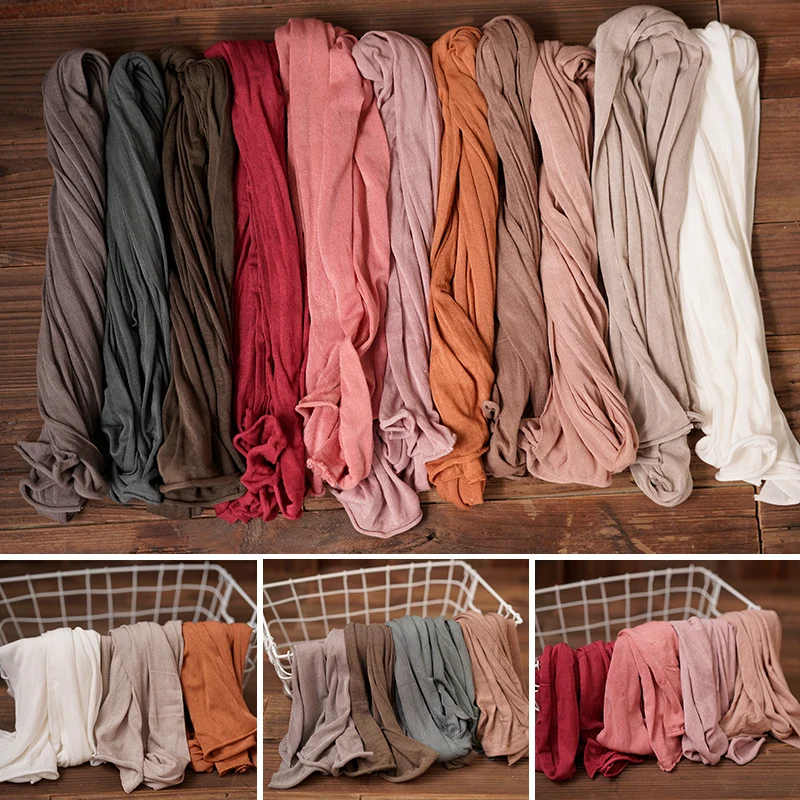 

Newborn Photograpy Props Super strong Stretch Wraps Backdrops for Baby Studio Photo Shoot Background Fabrics Prop Accessories