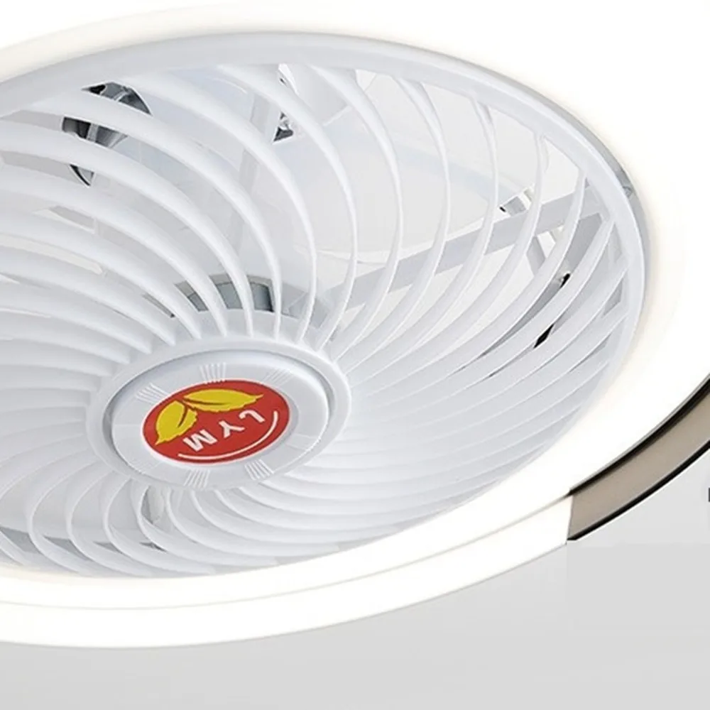 Ventiladores de techo con luces a control remoto, lámpara de ventilación de aire fresco para dormitorio, decoración moderna de 50 cm