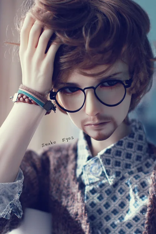 Ретро литературные овальные очки для BJD 1/3 SD17 аксессуары кукол GS16|for bjd|glasses for dollsbjd