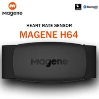 magene mover h64 heart rate monitor bluetooth4 0 ant magene sensor with chest strap computer bike accessories sports band