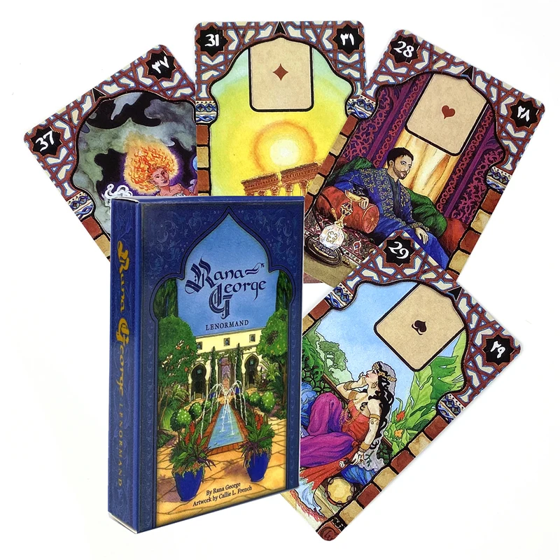 

Настольная игра Rana George Lenormand, покер для гадания на вечерние, с текстом на английском языке