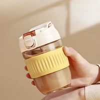 coffee cup milk tea simple carry on cup outdoor leisure sealed leak proof portable cup vacuum cup with lid and straw hydro flask
