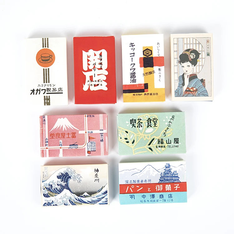 

Japanese retro style Decorative Stickers Scrapbooking matchbox Sticker Flakes Stationary Album Office Accessories Art Supplies