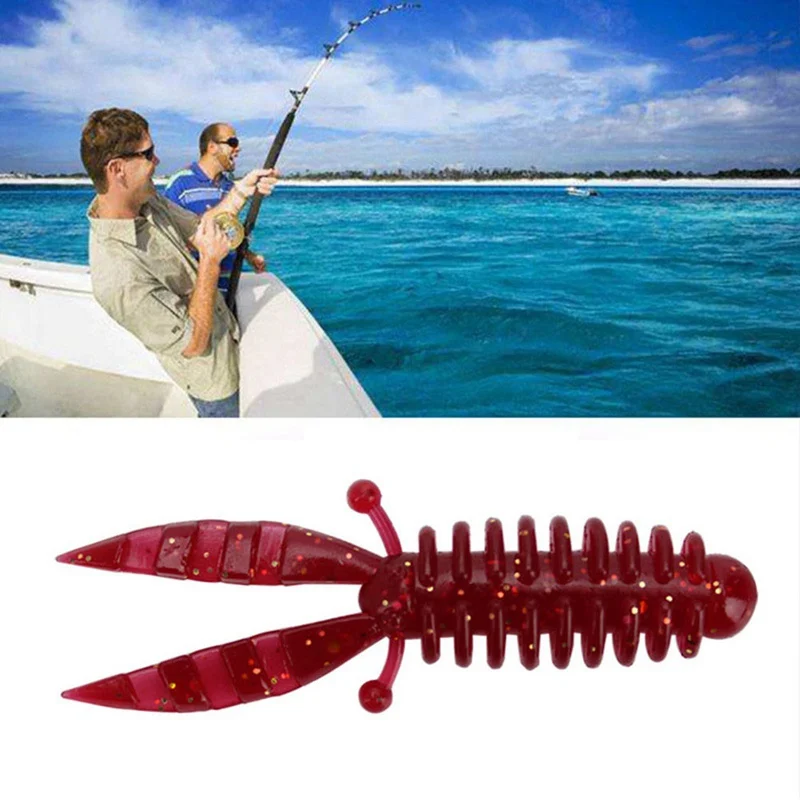 5 шт./компл. искусственная приманка в форме креветки мягкие приманки рыболовные