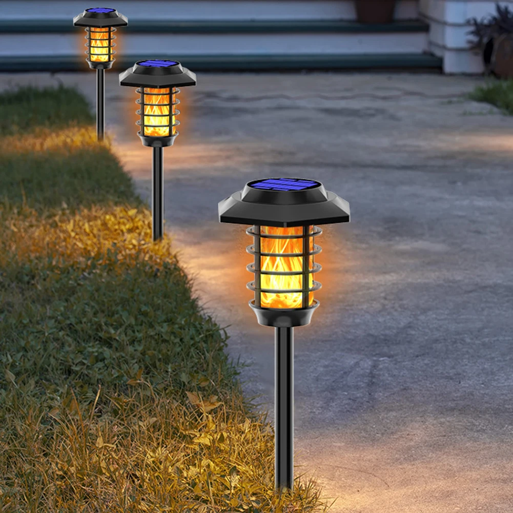 

Solar Torch Light Outdoor 48/66 LED Waterproof Lamp White Light and Flame Light Courtyard Garden Decoration Lamp Landscape Light