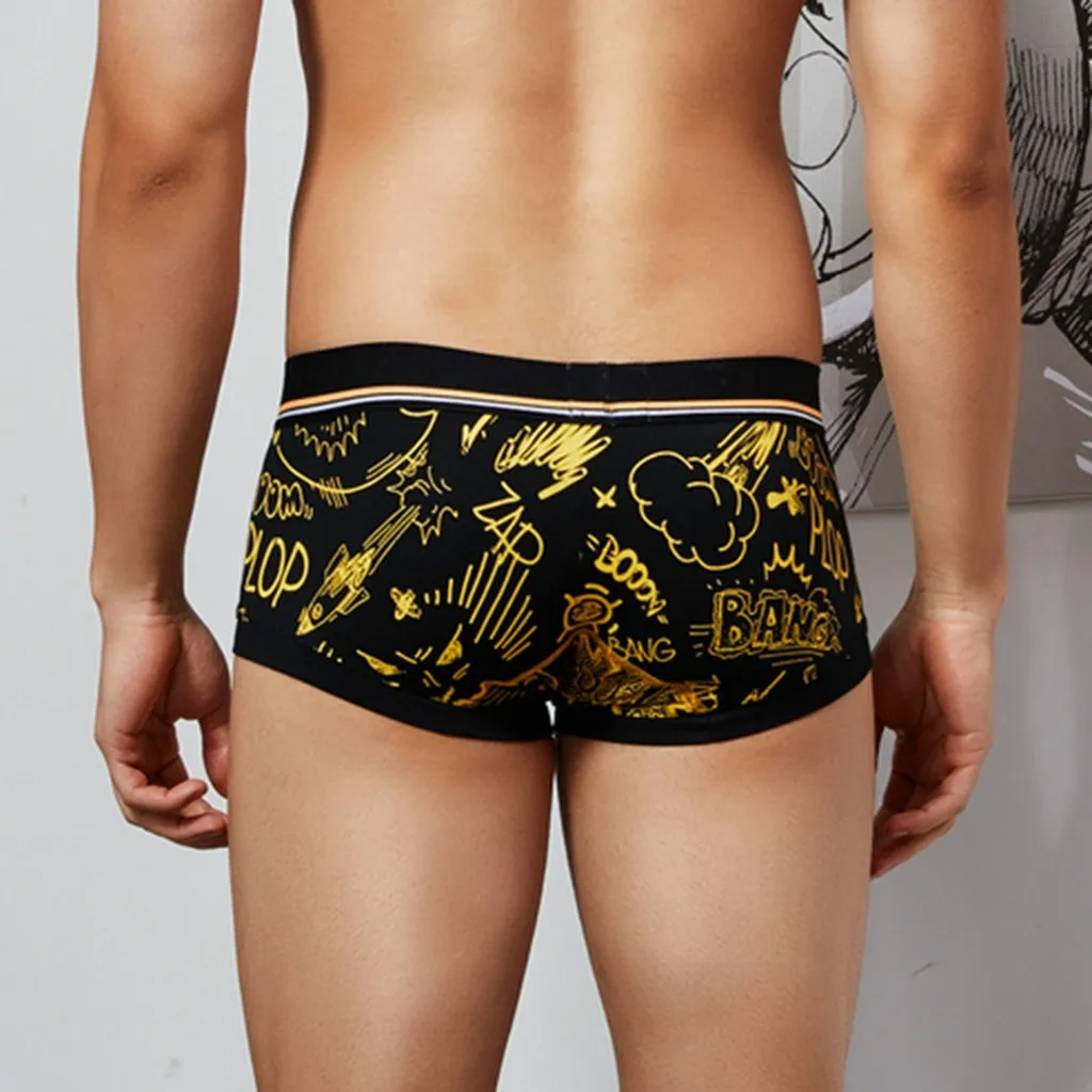 SAGACE 2020 хит продаж высококачественные новые мужские трусы боксеры с принтом