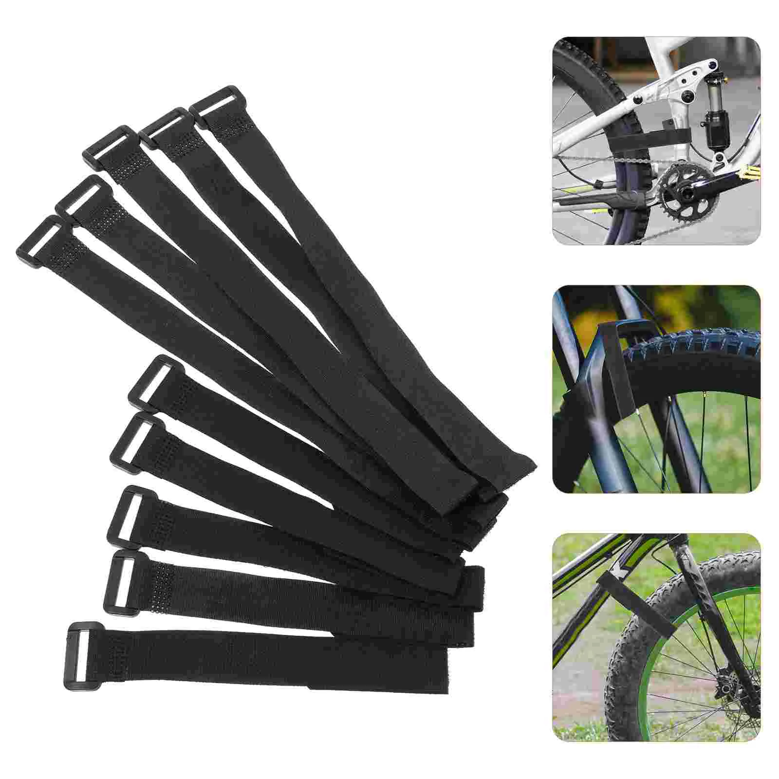 

10Pcs Bike Wheel Bundling Belts Cycling Fixing Tapes Luggage Fixing Straps