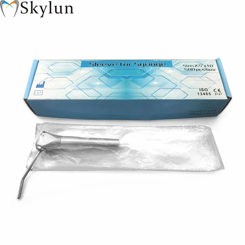 500x Dental pellicle film three way syringe sheath isolation sets protective cover dental materials antifouling SL441 |