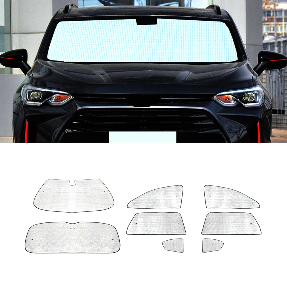 

For Chevrolet Orlando 2018-2021 Car Windshield Sunshade UV Shield Block Cover One Set for Front Side Window Interior Accessories
