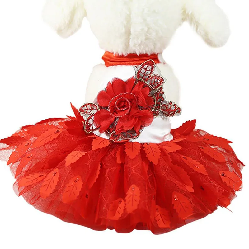 Домашнее собачье свадебное платье щенок Свадебный костюм для маленьких собак