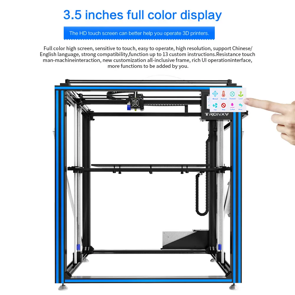 3D-принтер Tronxy s X5SA-500 24V DIY 3D принтер с автоматическим выравниванием Большая печать